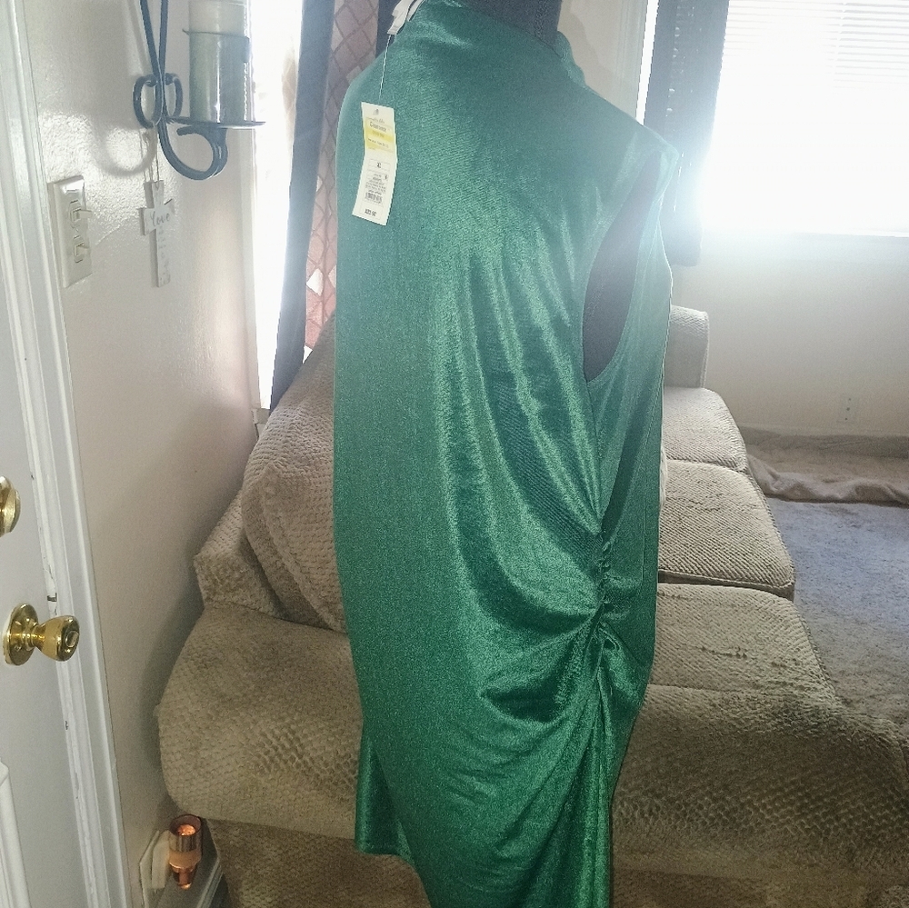 a new day Green Sleeveless Dress Size Extra Large New With Tags - Picture 5 of 7